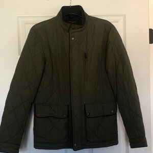 Banana Republic Men's Quilted Field Jacket - Dark Green